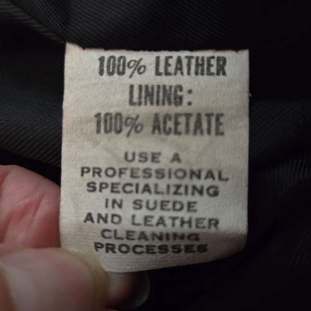 VAKKO Vintage Black Leather Pants Size 8 - Picture 6 of 6